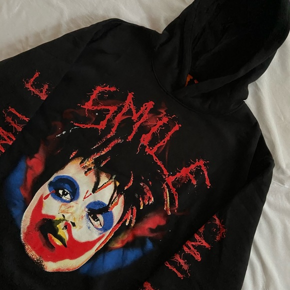 Juice Wrld XO Vlone Joker Hoodie - Picture 4 of 16